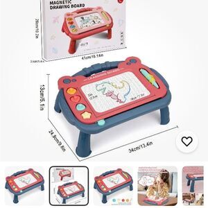 Magnetic Drawing Board: Educational Learning Toy For Perfect Birthday Gift Toy